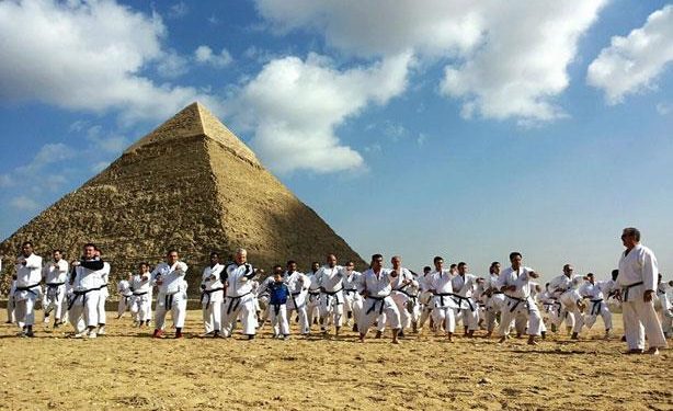 تنظيم البطولة الأفريقية للكاراتيه تحت سفح الأهرامات