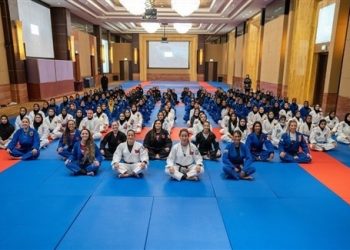 ختام أكبر معسكر لفتيات الجوجيتسو في أبوظبي