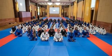 ختام أكبر معسكر لفتيات الجوجيتسو في أبوظبي