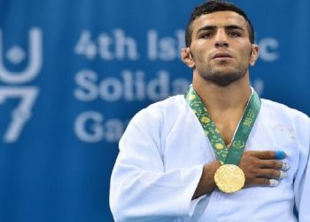 الإيراني مولاي يتوج بفضية فى الجودو بإسرائيل