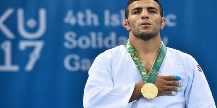 الإيراني مولاي يتوج بفضية فى الجودو بإسرائيل