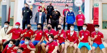 الفجيرة للفنون القتالية بطل دوري المصارعة بالإمارات