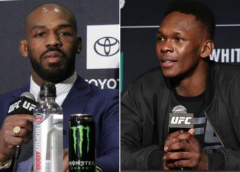 جون جونز يسخر من اسرائيل ادسينا للحديث عن تغيير الجدول الزمني للقتال الفائق UFC إلى ديسمبر