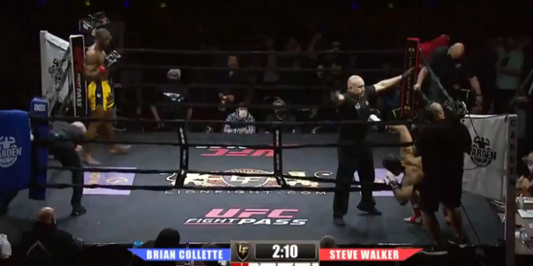 ووكر أسقط كوليت بضربة “تورنادو” على طريقة فان دام (فيديو)