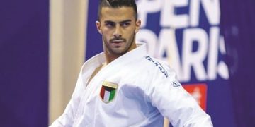 الكويتي الموسوي يشارك فى بطولة الكراتيه بدورة طوكيو