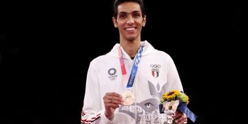 سيف عيسي مدمن ميداليات .. فاز ببرونزية التايكوندو فى طوكيو