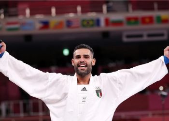 بوسا يفوز بالذهب فى الكاراتيه