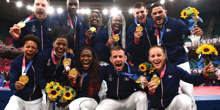 فرنسا تفوز بذهبية الجودو للفرق المختلطة