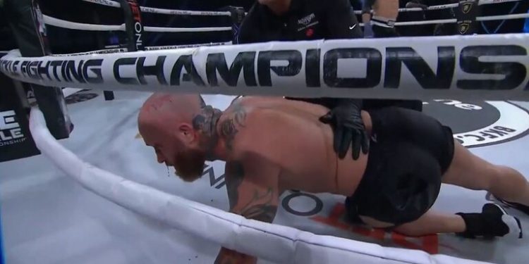 ضربة قاضية مؤلمة من تايلور إلى روجرز فى “Bare Knuckle FC 20”