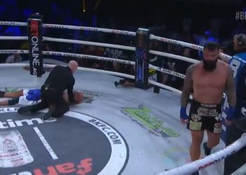 كليكلر يسقط ثورنتون بالقاضية في نزال منظمة “Bare Knuckle FC 20″(فيديو)