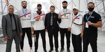 فلسطين تحصد 3 ميداليات في بطولة آسيا للفنون القتالية