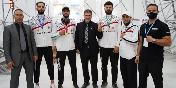 فلسطين تحصد 3 ميداليات في بطولة آسيا للفنون القتالية