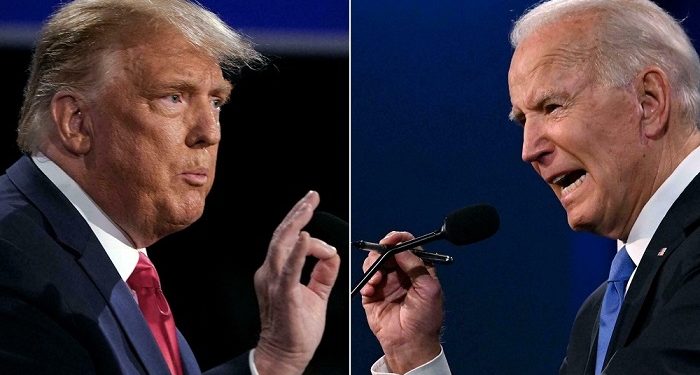 ترامب : أستطيع طرح بايدن أرضا فى ثوان معدودة بحلبة الملاكمة