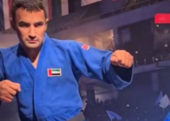 نجم جودو الإمارات ضمن المشاهير بمتحف “مدام توسو”