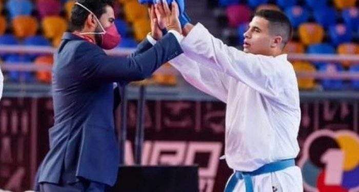 بدوي يفوز بذهبية جديدة لمصر والعرب فى الدوري العالمي للكاراتيه
