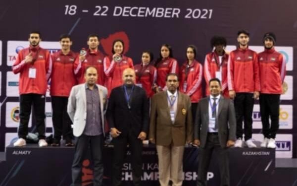 نتائج لافتة للإمارات والأردن فى بطولة أسيا للكاراتيه