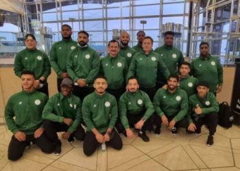 استقبال بالورود فى القاهرة لبعثة منتخب السعودية للجودو