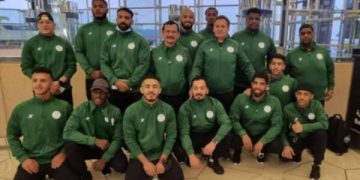 استقبال بالورود فى القاهرة لبعثة منتخب السعودية للجودو
