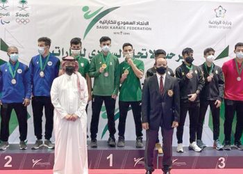 الهلال السعودي بطلاً لبطولة الكاتا 13 للكاراتيه