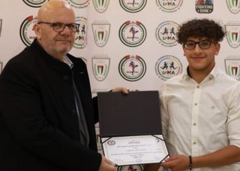 منتخب فلسطين للمواي تاي يحظى بدعم من بنك مصري أردني