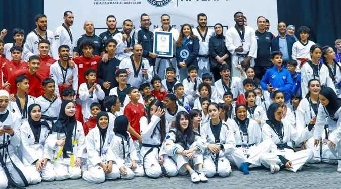 رقم قياسي جديد لنادي الفجيرة فى التايكوندو
