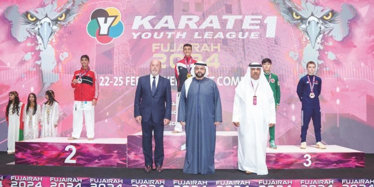 51 ميدالية لمصر فى الدوري العالمي لشاب الكاراتيه