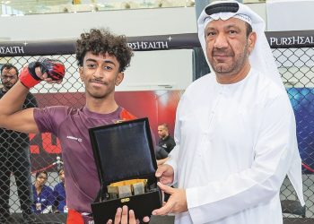 تألق لافت لأبطال الإمارات فى بطولة الفنون القتالية المختلطة