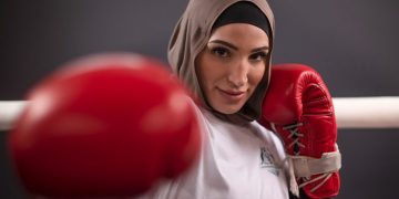تينا رحيمي أول ملاكمة محجبة فى تاريخ الأولمبياد