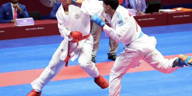 المصري بدوي والأردني الجعفري فى نهائى الدوري العالمي للكراتيه