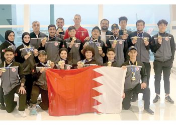 8 ميداليات ملونة لكراتيه البحرين فى بطولة الإمارات