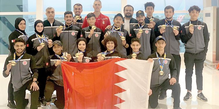 8 ميداليات ملونة لكراتيه البحرين فى بطولة الإمارات