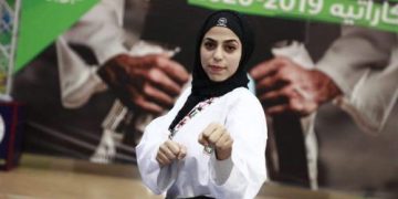 استشهاد الفلسطينية نغم أبو سمرة بطلة الكاراتيه