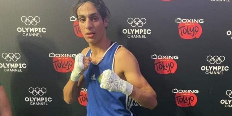 الملاكمة الجزائرية إيمان خليف فى نصف نهائى بطولة أمريكا