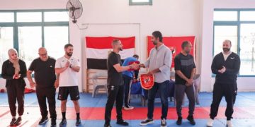 منتخب الكويت للكاراتيه يتدرب بالنادي الأهلي المصري