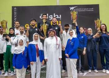 24 ناديا فى بطولة السعودية النسائية للتايكوندو