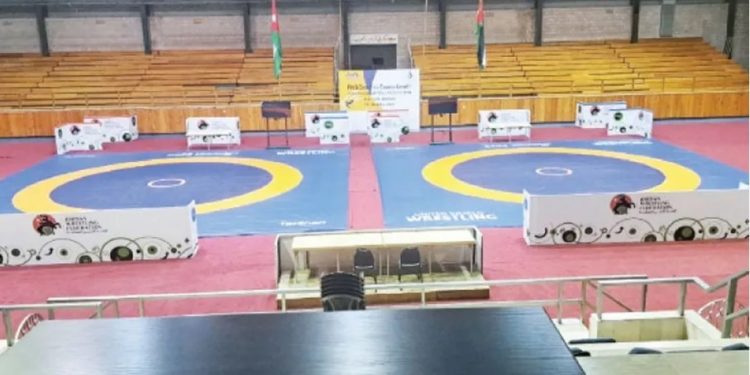 إنطلاق منافسات البطولة العربية للمصارعة