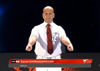 اللبناني خوراسانجيان حكما لمنافسات التايكواندو الأولمبية