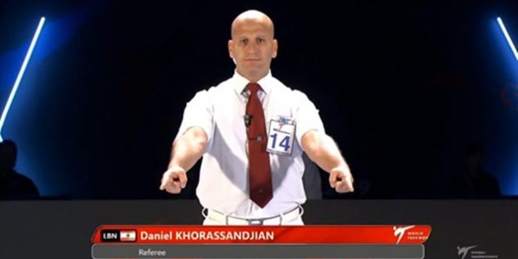 اللبناني خوراسانجيان حكما لمنافسات التايكواندو الأولمبية