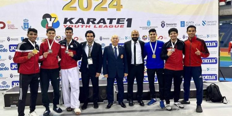 شباب مصر للكاراتيه يتصدر الدوري العالمي ب 8 ميداليات