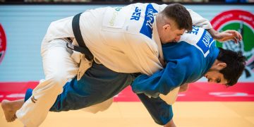 نزالات العمالقة فى ختام مونديال الجودو اليوم