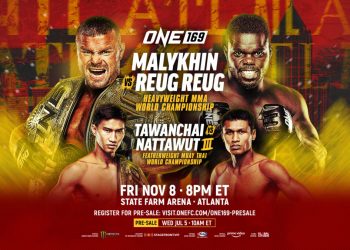 الإعلان عن النزالين الرئيسيين لعرض ONE 169: Atlanta