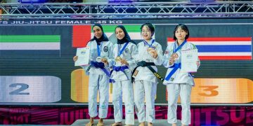 5 ميداليات لسيدات الإمارات فى الجائزة الكبري للجوجيتسو