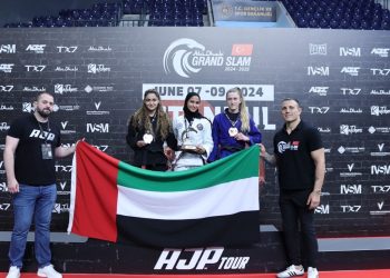 42 ميدالية للإمارات فى بطولة جراند سلام للجوجيتسو