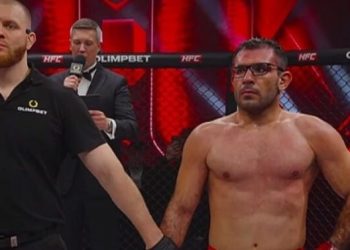 إيقاف المقاتل علي هيباتي مدي الحياة.. إعرف السبب