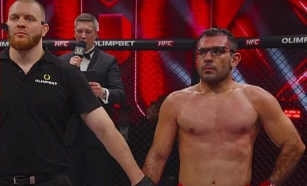 إيقاف المقاتل علي هيباتي مدي الحياة.. إعرف السبب