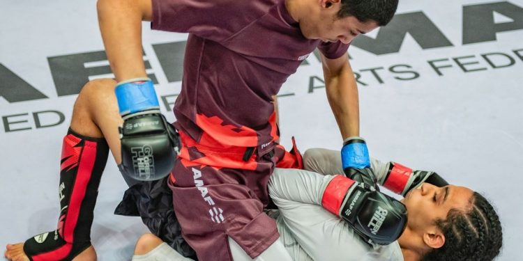 ختام منافسات بطولة الفنون القتالية المختلطة للناشئين فى دبي