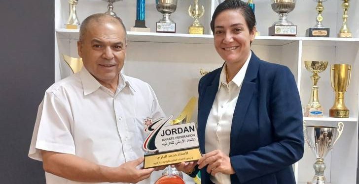 تعزيز العلاقات بين الأردن وفلسطين قى الكراتيه