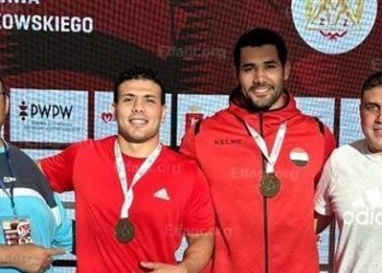 منتخب مصر للمصارعة الحرة فى روسيا استعدادا لدورة باريس