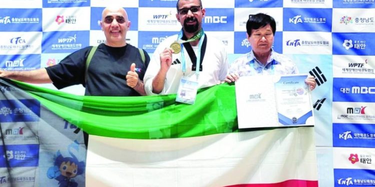 ذهبية وفضية للبحري الكويتي في «عالمية التايكوندو»