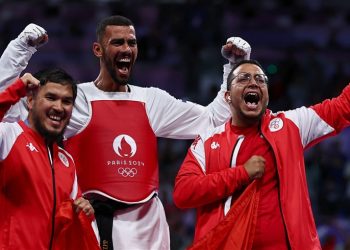 التونسي القطوسي ثاني لاعب تايكواندو عربي يفوز بالذهبية